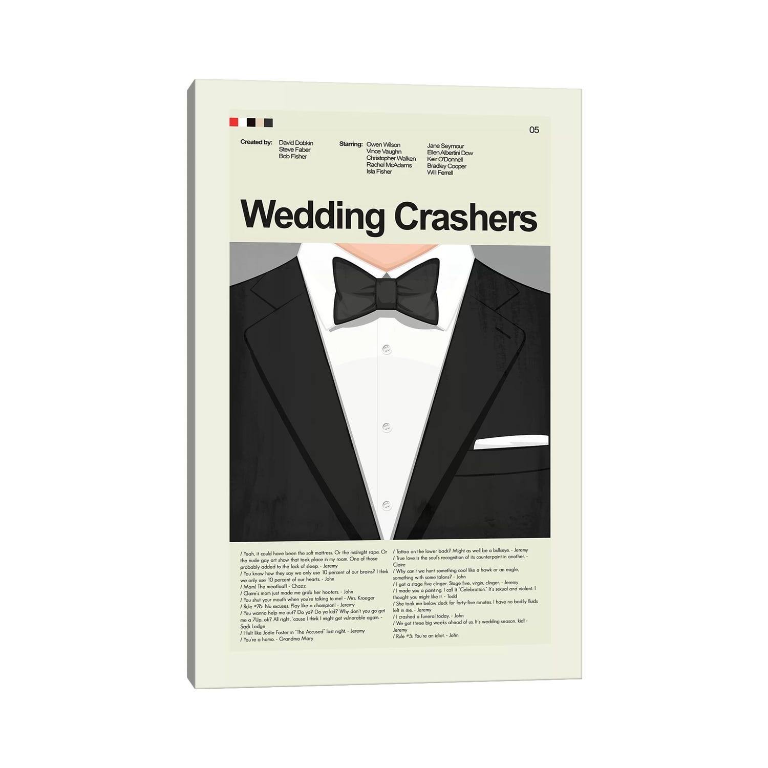 iCanvas "Wedding Crashers" by Prints and Giggles by Erin Hagerman
